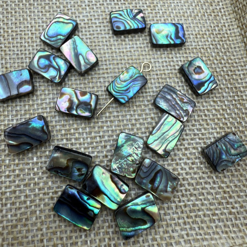 Abalone Shell DIY Jewelry Accessories Diamond Cross Four-Leaf Clover Water Drop