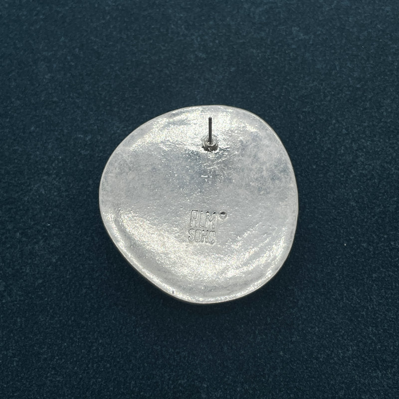 Natural Abalone Shell Earrings Fashionable Design Retro Style Antique Silver Iridescent Abalone Shell Elegant Earrings