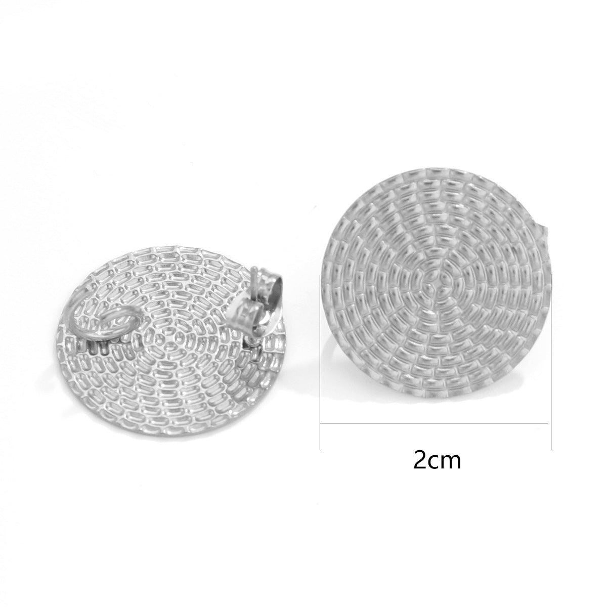 Stainless steel earring accessories, ear climbers, DIY handmade circular with loops